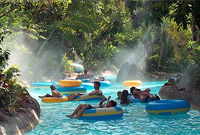 Castaway Creek, the 2,100 ft lazy river at Typhoon Lagoon